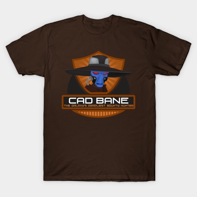 Badge Series: Cad Bane T-Shirt by LinearStudios